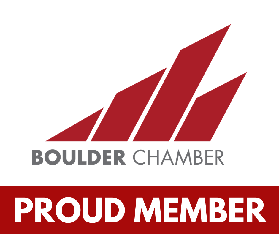 Proud member of the Boulder Chamber of Commerce